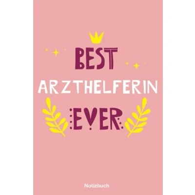 Abbildung von Geschenk für die Beste Arzthelferin: A5 Notizbuch als eine Arzthelferin /punktiert Geschenke zum GeburtstagGeburtstagsgeschenk Kollegin