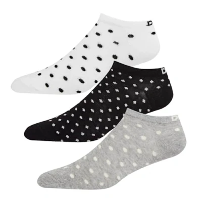 Abbildung von DKNY Damen Trainer Liner VIDA 3er Pack Schwarz/Weiß/Grau gepunktet