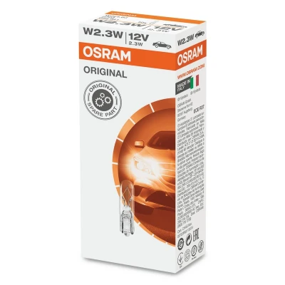 Abbildung von OSRAM ORIGINAL LINE 2723 Glühlampe 12V 2,3W W2,3W ALFA ROMEO: 147, AUDI: A6 C5 Avant, SKODA: Octavia I Hatchback