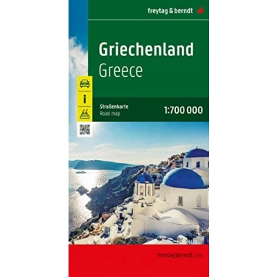 Abbildung von Griechenland, Autokarte 1:700.000: Touristische Informationen, Ortsregister mit Postleitzahlen, Autofähren