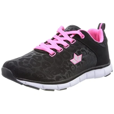 Abbildung von Lico Damen Arlene Sneaker, schwarz/pink, 39 EU