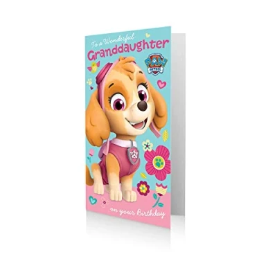 Abbildung von Danilo Promotions LTD Geburtstagskarte für Enkelin, Paw Patrol