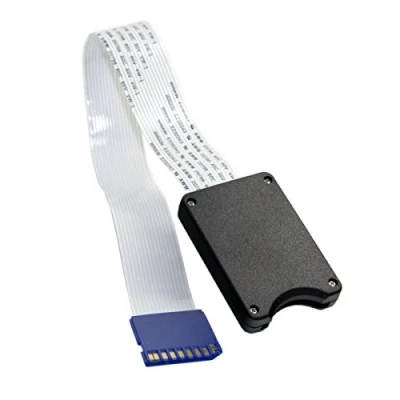 Abbildung von Jser Standard SD SDHC Speicherkartensatz Stecker auf Buchse Verlängerung, weiches, flaches FPC Verlängerungskabel, 25 cm