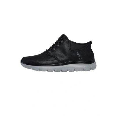 Abbildung von Skechers Herren Summits Siegul Sneaker, Black Suede Charcoal Trim, 40 EU