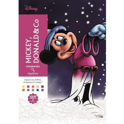 Abbildung von Coloriages mystères Disney Mickey, Donald &amp; Co