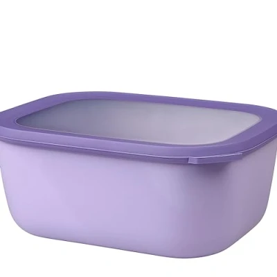 Abbildung von Mepal Multi Bowl Cirqula Rectangular Vorratsdose mit Deckel Geeignet als Luftdichte Aufbewahrungsbox für den Kühlschrank, Mikrowellengeschirr &amp; Frischhaltedosen 3000 ml Nordic Lilac