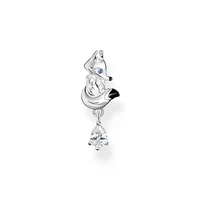 Abbildung von THOMAS SABO Einzel Ohrstecker Fuchs mit weißem Stein