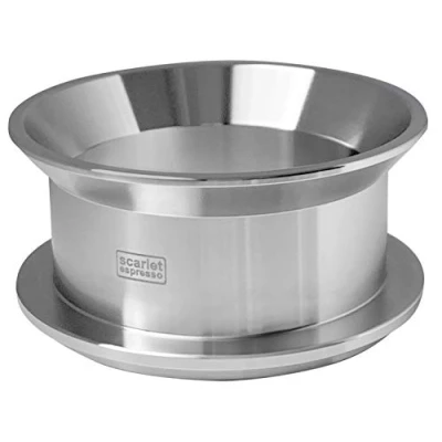 Abbildung von scarlet espresso Präzisions Trichter »Barista Cono Forte 58 mm« aus Edelstahl für Siebträger, Dosing Funnel Fülltrichter Kaffeemehl