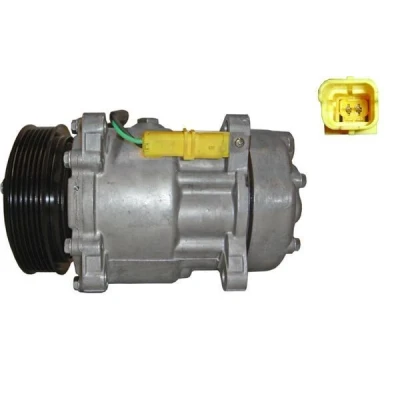 Abbildung von MAHLE ORIGINAL ACP 29 000S Kompressor SD7V16 12 PAG 46 R 134a mit Dichtring PEUGEOT: 307 Estate, 406 Saloon, 206 Hatchback, CITROËN: C8, C5 I Estate