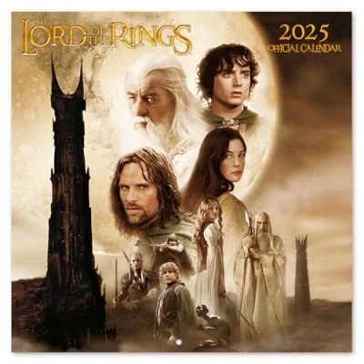 Abbildung von Kalender 2025 Wandkalender Grupo Erik der Herr Ringe Familienplaner 30 x cm Jahreskalender 12 Monate