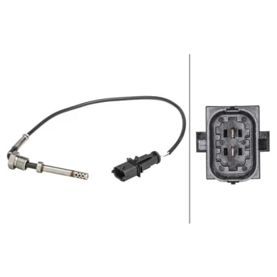 Abbildung von HELLA 6PT 358 181 201 Sensor, Abgastemperatur ALFA ROMEO: 159 Sportwagon, Brera