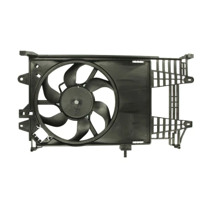 Abbildung von NRF 47245 Lüfter 315 12 200 mit Kühlerlüfterrahmen (Zarge) LANCIA: Ypsilon II