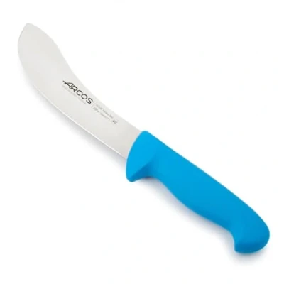 Abbildung von Arcos Serie 2900 Kürschnermesser Klinge Nitrum Edelstahl 190 mm HandGriff Polypropylen Farbe Blau