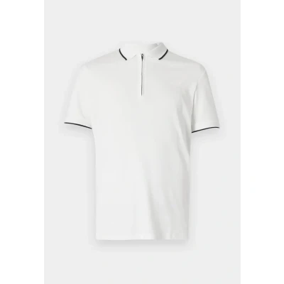 Abbildung von Selected Homme Slhfave ZIP SS Poloshirt, Herren, Größe: Small, Cloud dancer