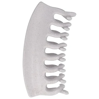 Abbildung von PARSA Beauty Nature Love Große Haarklammer aus Weizenstroh Nachhaltige natürlichem Material Haar Accessoire für modebewusstes Styling Haarspange creme