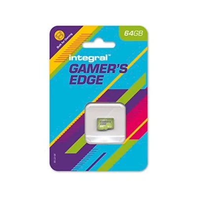 Abbildung von Integral 64GB Gamer&#039;s Edge Micro SD Card für die Nintendo Switch Schnelles Laden &amp; Speichern von Spielen DLC Daten Entwickelt Switch, Lite OLED