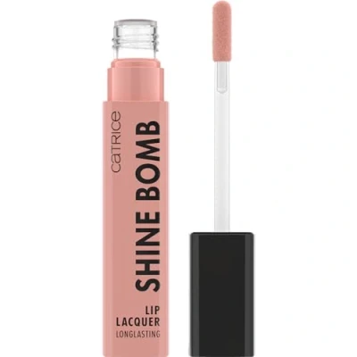 Abbildung von Catrice Shine Bomb Lip Lacquer, Lippenstift, Nr. 010, Nude, langanhaltend, sofortiges Ergebnis, glänzend, farbintensiv, vegan, ölfrei, ohne Parabene, Mikroplastikpartikel, 1er Pack (3ml)