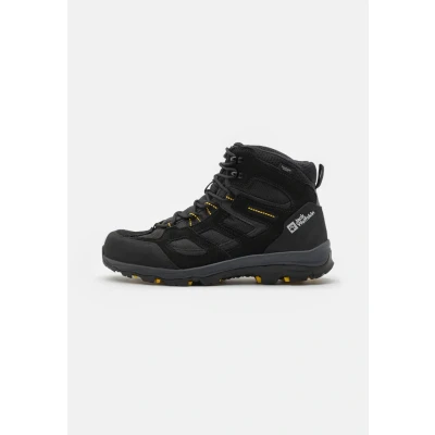 Abbildung von Jack Wolfskin VOJO 3 Texapore MID Hikingschuh, Herren, Größe: 47, Black/burly yellow Schuhe