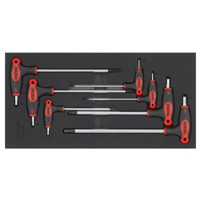 Abbildung von SONIC 600718 Werkzeugmodul 7 2.5mm, 3mm, 4mm, 5mm, 6mm, 7mm, 8mm Sechskant L Form, extra lang