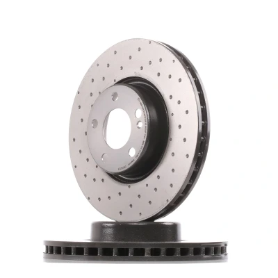 Abbildung von BREMBO 09.D527.23 Bremsscheibe 318 30 5 gelocht/innenbel., Verbundbremsscheibe beschichtet hochgekohlt mit Schrauben MERCEDES BENZ: C Class Saloon