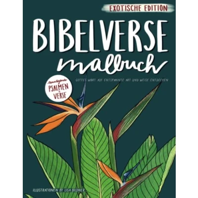 Abbildung von Bibelverse Malbuch: Gottes Wort auf entspannte Art und Weise entdecken