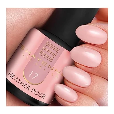 Abbildung von SHAYENNE Shellac Gel Nagellack 15 ml für UV LED Lampe 17 Heather Rose Rosa MADE in GERMANY Polish for Nail Lamp Nagel Lack Gellack