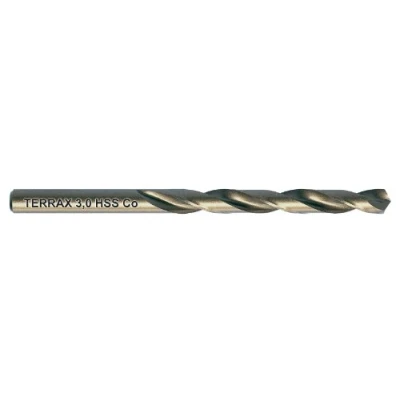 Abbildung von Ruko Terrax Spiralbohrer HSS CO5 3 mm in 10 er Kunstoffpack