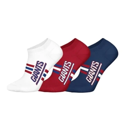 Abbildung von New York Giants 3pk Sneaker Socks DBL/WHT/RED 39/42