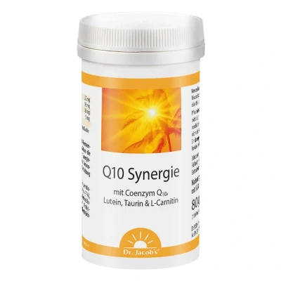Abbildung von Dr. Jacob&#039;s Coenzym Q10 Synergie Lutein Taurin L Carnitin B2