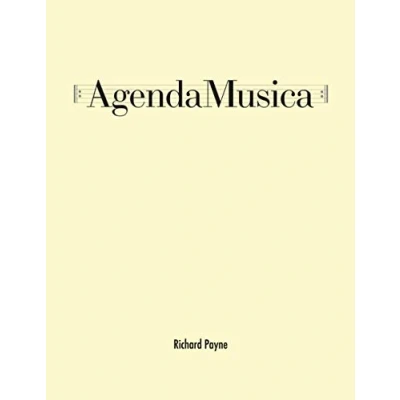 Abbildung von AgendaMusica: A planner/journal/assignment log for serious, focused, and mindful music practice.