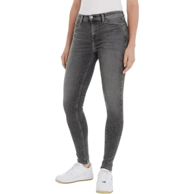 Abbildung von Tommy Jeans Damen Hose Nora Skinny Fit, Blau (Denim Black), 26W/32L