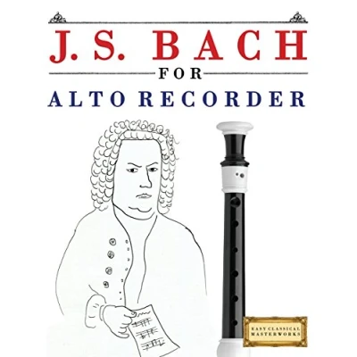 Abbildung von J. S. Bach for Alto Recorder: 10 Easy Themes Recorder Beginner Book