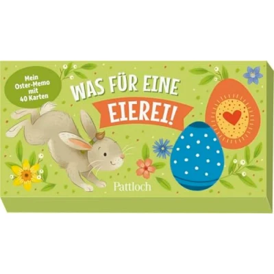Abbildung von Was für eine Eierei!: Mein Oster Memo mit 40 Karten Spiel in Eierform Spielspaß die ganze Familie und ideal als Ostergeschenk ab 4 Jahren (Geschenke fürs Osternest)