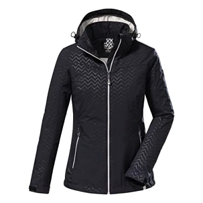 Abbildung von killtec Damen Softshelljacke mit abzippbarer Kapuze KOS 176 WMN SFTSHLL JCKT, dunkelnavy, 44, 38390 000