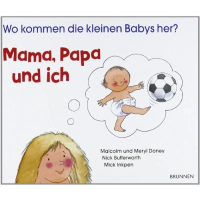 Abbildung von Mama, Papa und ich. Wo kommen die kleinen Babys her?