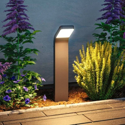 Abbildung von Paulmann 94746 LED Außenleuchte Pollerleuchte Kulma seewasserresistent IP44 500mm 3000K 7,5W 520lm 230V Anthrazit Alu Warmweiß, Weiß