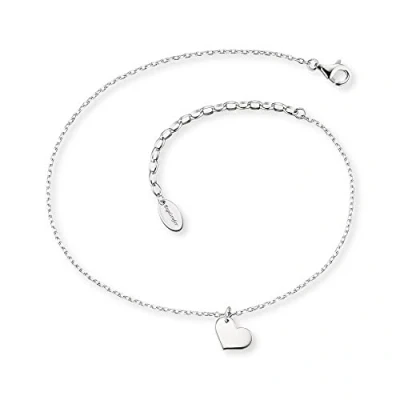 Abbildung von Engelsrufer Damenfusskette HERZ 925ER Silber Armband, Damen, Größe: One Size,
