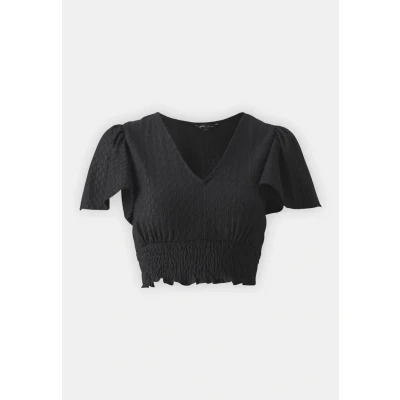 Abbildung von ONLY Onlhannah Smock Tshirt basic, Damen, Größe: Medium, Black