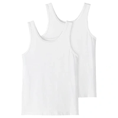 Abbildung von Name it Nkfuu TANK TOP 2 PACK Unterhemd/shirt für Kinder, Größe: 116, White
