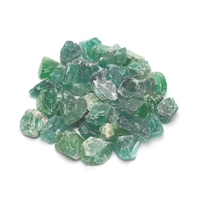 Abbildung von PURAJA Fluorit Edelsteine Set Naturbelassene Premium Rohsteine Vielseitige Verwendung als Wassersteine, Heilsteine, Chakrasteine Sortenreine Kristalle