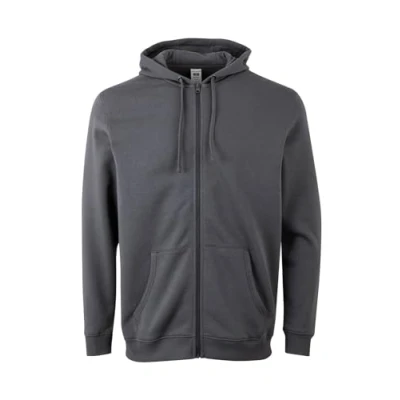 Abbildung von Mukua Unisex Sf270u Kapuzenpullover mit Reißverschluss, Dunkelgrau (40), M