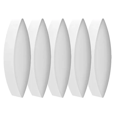 Abbildung von stonylab Magnetrührstange, 5 Pack 50 mm Laborrührstange PTFE beschichtete Rührstäbe Set Magnetische Weißer für Rührstäbe, Olivenform, PK