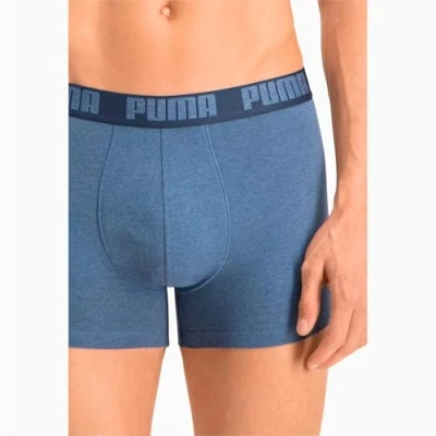 Abbildung von Puma Herren Basic Boxers Unterwäsche, Denim, L EU