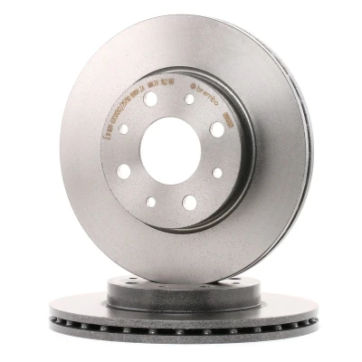 Abbildung von BREMBO COATED DISC LINE 09.8616.11 Bremsscheibe 240 20 4 innenbelüftet beschichtet mit Schrauben FIAT: 500 Hatchback, Panda II Hatchback