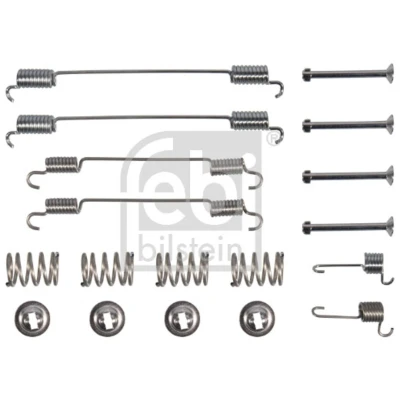 Abbildung von FEBI BILSTEIN 182574 Zubehörsatz, Bremsbacken Hinterachse CITROËN: C3 II, PEUGEOT: 207 Hatchback, RENAULT: Kangoo I Express