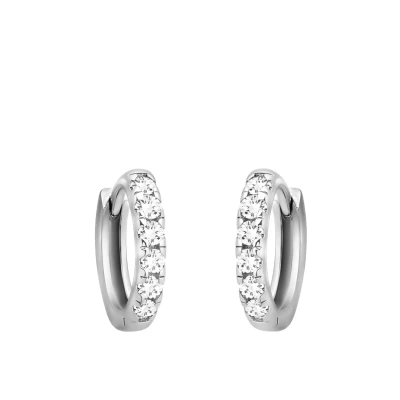 Abbildung von Sofia Milani Creolen Ohrringe, Damen, Größe: One Size, Silver