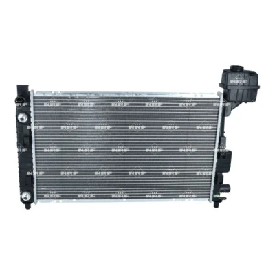 Abbildung von NRF 54718 Kühler, Motorkühlung Aluminium 600 358 26 Kühlrippen gelötet