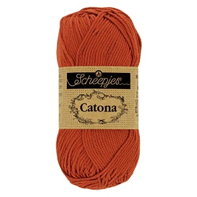 Abbildung von Scheepjes 388 Rost Catona Garn 1x50g