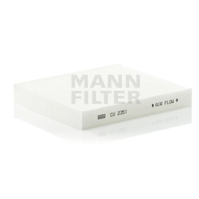 Abbildung von MANN FILTER CU 2351 Innenraumfilter Partikelfilter 222 200 30 HONDA: CIVIC 6 Hatchback, CR V 4, Stufenheck