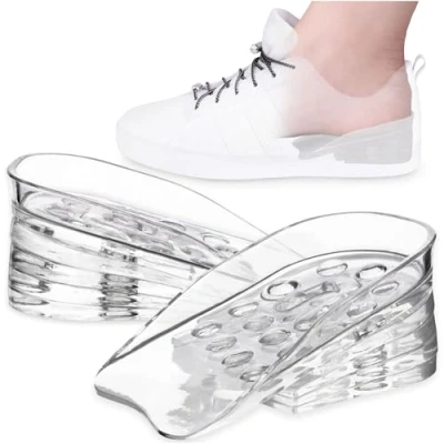 Abbildung von SULPO Schuheinlagen Erhöhung Höhe Einlagen Schuhe Herren zur Fersenerhöhung Fersenkissen Height Increase Insoles Heel Pads Fersenkeil Höhenverstellbar